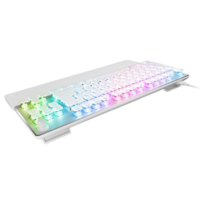 Turtle Beach Vulcan II Max – Optical-Mechanical PC Gaming Keyboard, Customizable RGB Illuminated Keys and Palm Rest, Smart Keys, Titan II Smooth Linear Switches, 200M Keystroke Durability – Black