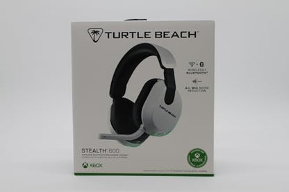 Turtle Beach Stealth 600 Gen 3 Wireless Multiplatform Amplified Gaming Headset for Xbox Series X|S, Xbox One, PC, PS5, PS4, Mobile – Bluetooth, 80-Hr Battery, AI Noise-Cancelling Mic – White