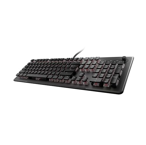 Turtle Beach Vulcan II Max – Optical-Mechanical PC Gaming Keyboard, Customizable RGB Illuminated Keys and Palm Rest, Smart Keys, Titan II Smooth Linear Switches, 200M Keystroke Durability – Black