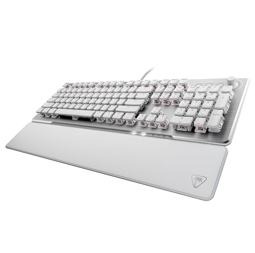 Turtle Beach Vulcan II Max – Optical-Mechanical PC Gaming Keyboard, Customizable RGB Illuminated Keys and Palm Rest, Smart Keys, Titan II Smooth Linear Switches, 200M Keystroke Durability – Black