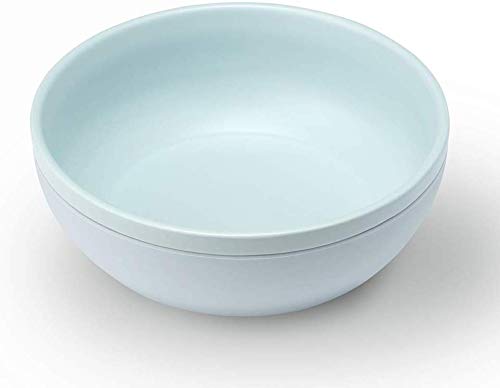 W&P Porter Ceramic Bowl Lunch Container w/ Protective Non-slip Exterior, Mint 1 Liter | Lid & Snap-tight Silicone Strap | Food Storage, Bento Box, Meal Prep | BPA-Free Ceramic