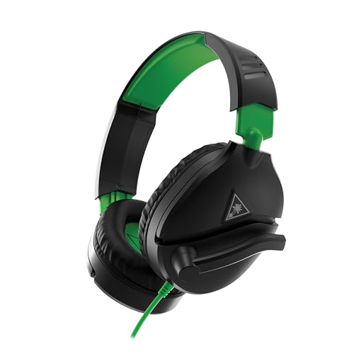 Turtle Beach Recon 70 Multiplatform Gaming Headset for PS5, PS4, Xbox Series X|S, Xbox One, Nintendo Switch, PC & Mobile w/3.5mm Wired Connection - Flip-to-Mute Mic, 40mm Speakers, Lightweight-Black