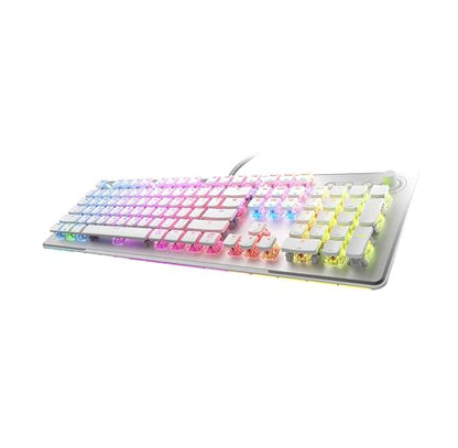 Turtle Beach Vulcan II Max – Optical-Mechanical PC Gaming Keyboard, Customizable RGB Illuminated Keys and Palm Rest, Smart Keys, Titan II Smooth Linear Switches, 200M Keystroke Durability – Black