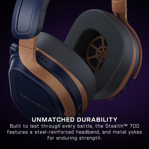 Turtle Beach Stealth 600 Gen 3 Wireless Multiplatform Amplified Gaming Headset for Xbox Series X|S, Xbox One, PC, PS5, PS4, Mobile – Bluetooth, 80-Hr Battery, AI Noise-Cancelling Mic – White