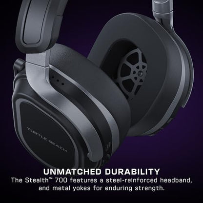 Turtle Beach Stealth 600 Gen 3 Wireless Multiplatform Amplified Gaming Headset for Xbox Series X|S, Xbox One, PC, PS5, PS4, Mobile – Bluetooth, 80-Hr Battery, AI Noise-Cancelling Mic – White