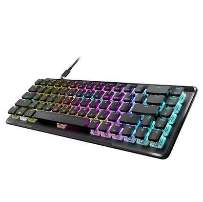 Turtle Beach Vulcan II Max – Optical-Mechanical PC Gaming Keyboard, Customizable RGB Illuminated Keys and Palm Rest, Smart Keys, Titan II Smooth Linear Switches, 200M Keystroke Durability – Black