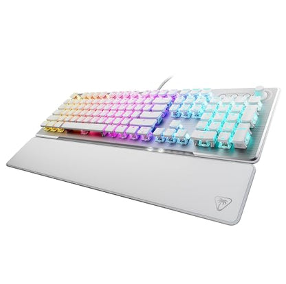 Turtle Beach Vulcan II Max – Optical-Mechanical PC Gaming Keyboard, Customizable RGB Illuminated Keys and Palm Rest, Smart Keys, Titan II Smooth Linear Switches, 200M Keystroke Durability – Black
