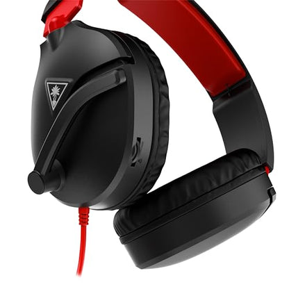 Turtle Beach Recon 70 Multiplatform Gaming Headset for PS5, PS4, Xbox Series X|S, Xbox One, Nintendo Switch, PC & Mobile w/3.5mm Wired Connection - Flip-to-Mute Mic, 40mm Speakers, Lightweight-Black