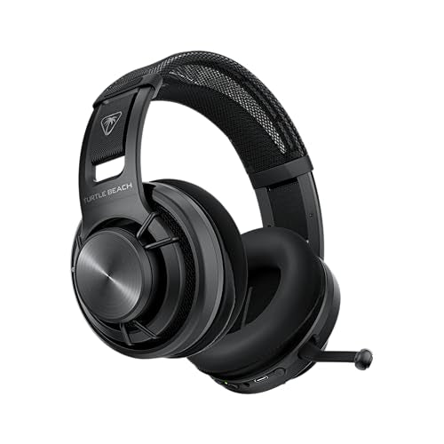 Turtle Beach Stealth 600 Gen 3 Wireless Multiplatform Amplified Gaming Headset for PC, PS5, PS4, Mobile – Bluetooth, 80-Hr Battery, AI Noise-Cancelling Flip-to-Mute Mic, Waves 3D Audio – Black