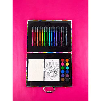 Art 101 Budding Artist 44 Piece Watercolor Art Set