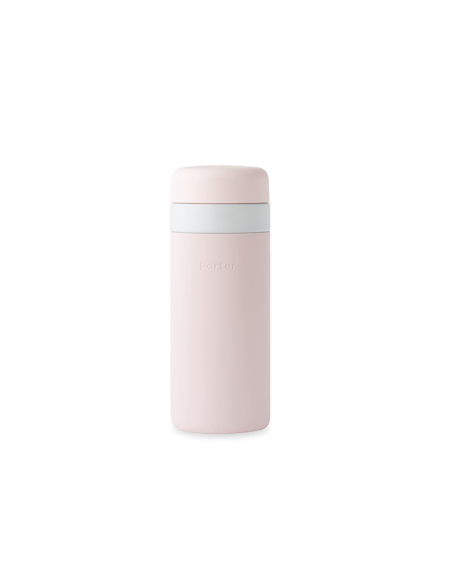 W&P Porter Insulated Bottle 16 oz | Clean Taste Ceramic Coating for Water, Coffee, & Tea | Wide Mouth Vacuum Insulated | Dishwasher Safe, Blush Terrazzo