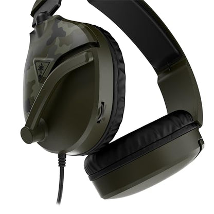 Turtle Beach Recon 70 Multiplatform Gaming Headset for PS5, PS4, Xbox Series X|S, Xbox One, Nintendo Switch, PC & Mobile w/3.5mm Wired Connection - Flip-to-Mute Mic, 40mm Speakers, Lightweight-Black