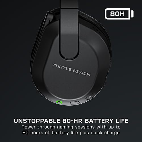 Turtle Beach Stealth 600 Gen 3 Wireless Multiplatform Amplified Gaming Headset for Xbox Series X|S, Xbox One, PC, PS5, PS4, Mobile – Bluetooth, 80-Hr Battery, AI Noise-Cancelling Mic – White