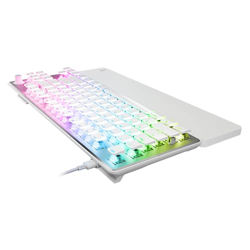 Turtle Beach Vulcan II Max – Optical-Mechanical PC Gaming Keyboard, Customizable RGB Illuminated Keys and Palm Rest, Smart Keys, Titan II Smooth Linear Switches, 200M Keystroke Durability – Black