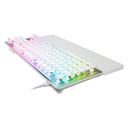 Turtle Beach Vulcan II Max – Optical-Mechanical PC Gaming Keyboard, Customizable RGB Illuminated Keys and Palm Rest, Smart Keys, Titan II Smooth Linear Switches, 200M Keystroke Durability – Black