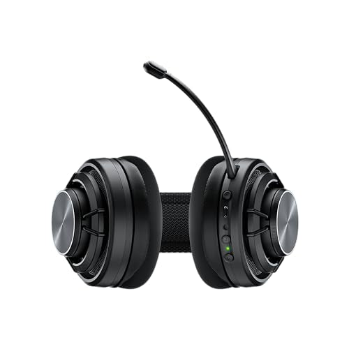 Turtle Beach Stealth 600 Gen 3 Wireless Multiplatform Amplified Gaming Headset for PC, PS5, PS4, Mobile – Bluetooth, 80-Hr Battery, AI Noise-Cancelling Flip-to-Mute Mic, Waves 3D Audio – Black