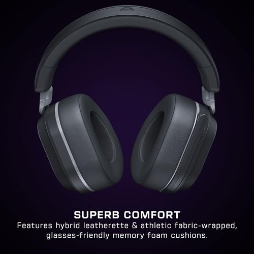 Turtle Beach Stealth 600 Gen 3 Wireless Multiplatform Amplified Gaming Headset for PC, PS5, PS4, Mobile – Bluetooth, 80-Hr Battery, AI Noise-Cancelling Flip-to-Mute Mic, Waves 3D Audio – Black