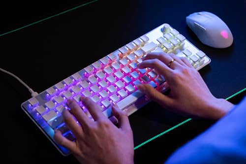 Turtle Beach Vulcan II Max – Optical-Mechanical PC Gaming Keyboard, Customizable RGB Illuminated Keys and Palm Rest, Smart Keys, Titan II Smooth Linear Switches, 200M Keystroke Durability – Black