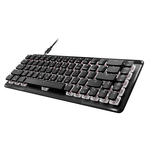 Turtle Beach Vulcan II Max – Optical-Mechanical PC Gaming Keyboard, Customizable RGB Illuminated Keys and Palm Rest, Smart Keys, Titan II Smooth Linear Switches, 200M Keystroke Durability – Black