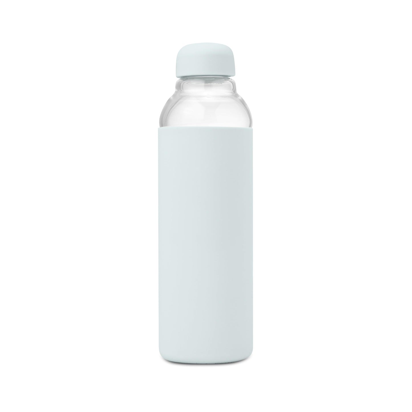 W&P Porter Glass Wide Mouth Bottle w/ Protective Silicone Sleeve | Blush 16 Ounces | On-the-Go | Reusable Bottle | Portable and Lightweight | Dishwasher Safe