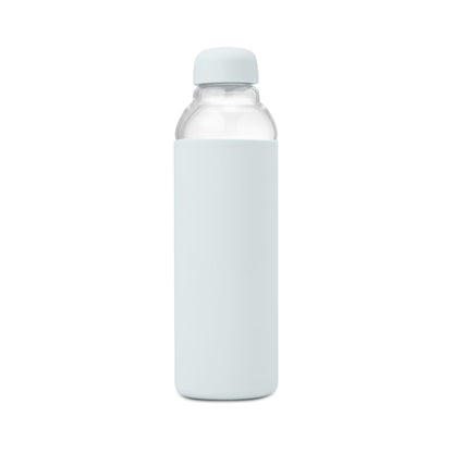 W&P Porter Glass Wide Mouth Bottle w/ Protective Silicone Sleeve | Blush 16 Ounces | On-the-Go | Reusable Bottle | Portable and Lightweight | Dishwasher Safe