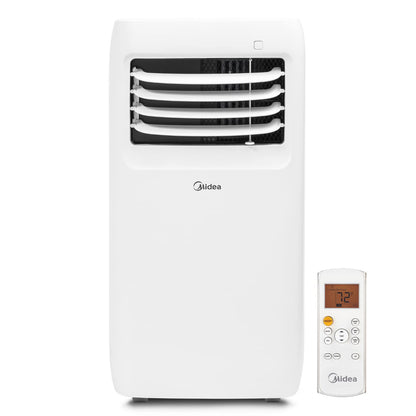 Midea 6,000 BTU ASHRAE (5,000 BTU SACC) Portable Air Conditioner, Cools up to 150 Sq. Ft., with Dehumidifier & Fan mode, Easy- to-use Remote Control & Window Installation Kit Included