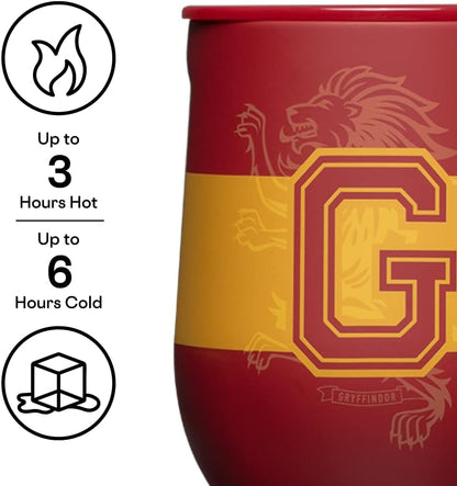Corkcicle Harry Potter Gryffindor Stemless Wine Tumbler 12oz