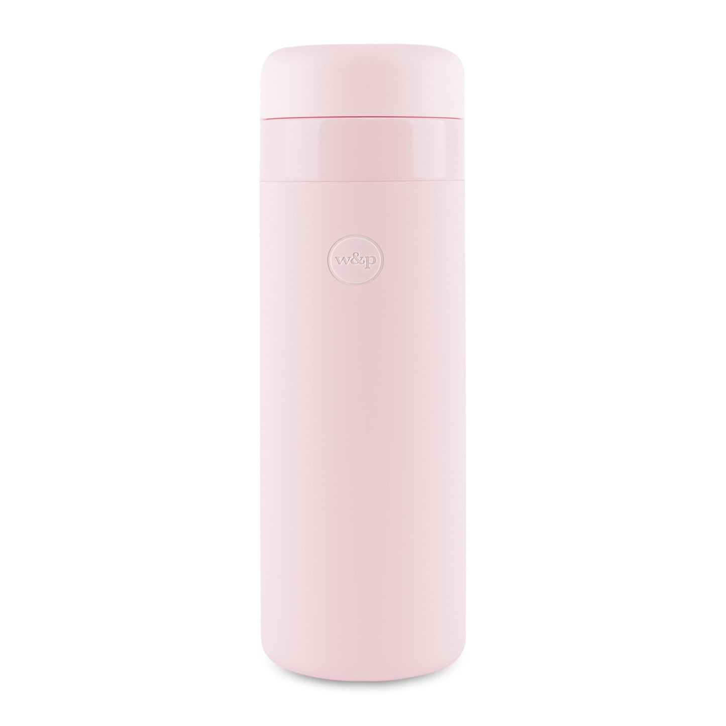 W&P Porter Insulated Bottle 16 oz | Clean Taste Ceramic Coating for Water, Coffee, & Tea | Wide Mouth Vacuum Insulated | Dishwasher Safe, Blush Terrazzo