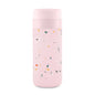 W&P Porter Insulated Bottle 16 oz | Clean Taste Ceramic Coating for Water, Coffee, & Tea | Wide Mouth Vacuum Insulated | Dishwasher Safe, Blush Terrazzo