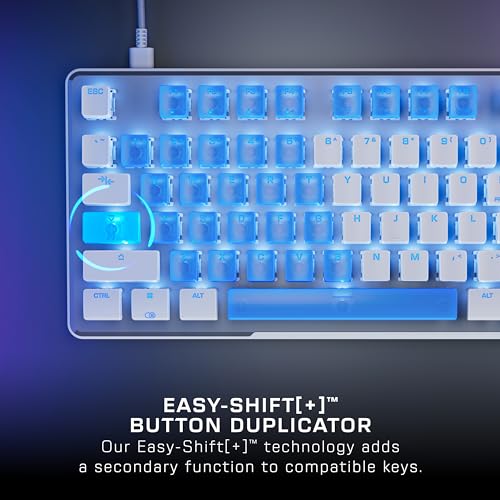 Turtle Beach Vulcan II Max – Optical-Mechanical PC Gaming Keyboard, Customizable RGB Illuminated Keys and Palm Rest, Smart Keys, Titan II Smooth Linear Switches, 200M Keystroke Durability – Black