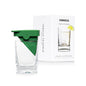 Corkcicle Premium Whiskey Wedge Glass w/Silicone Mold, 9 oz