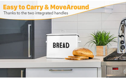 Granrosi Large Bread Box for Kitchen Countertop