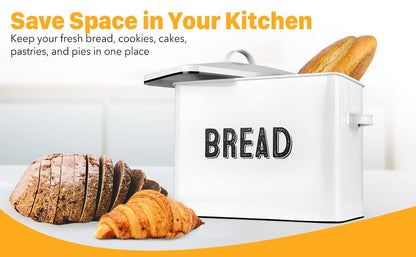 Granrosi Large Bread Box for Kitchen Countertop