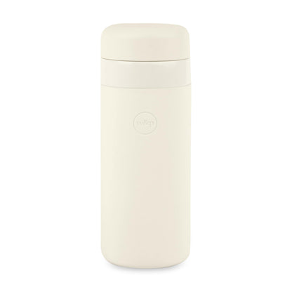 W&P Porter Insulated Bottle 16 oz | Clean Taste Ceramic Coating for Water, Coffee, & Tea | Wide Mouth Vacuum Insulated | Dishwasher Safe, Blush Terrazzo