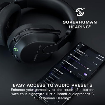Turtle Beach Stealth 600 Gen 3 Wireless Multiplatform Amplified Gaming Headset for Xbox Series X|S, Xbox One, PC, PS5, PS4, Mobile – Bluetooth, 80-Hr Battery, AI Noise-Cancelling Mic – White