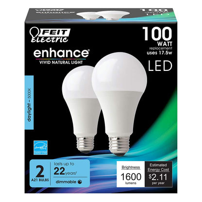 Feit Electric A19 100W LED Dimmable Bulbs