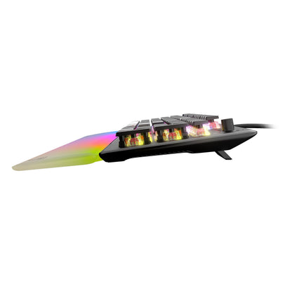 Turtle Beach Vulcan II Max – Optical-Mechanical PC Gaming Keyboard, Customizable RGB Illuminated Keys and Palm Rest, Smart Keys, Titan II Smooth Linear Switches, 200M Keystroke Durability – Black