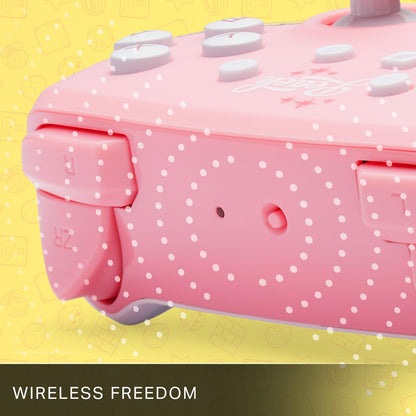 PowerA Wireless Controller for Nintendo Switch – Kirby Mouthful, Nintendo Switch - OLED Model, Nintendo Switch Lite, Gamepad, game controller, Bluetooth controller, motion controls, officially licensed