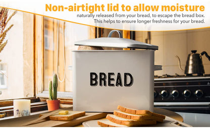 Granrosi Large Bread Box for Kitchen Countertop