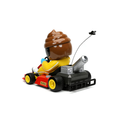 Jada Toys Fart Karts, Remote Control Car, Makes a Variety of Farting Sounds from the Kart, Hilariously Fun Toy, HyperChargers USB Charging Technology, For Ages 6 and up