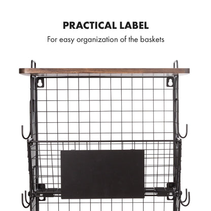 Granrosi XL Stackable Wire Baskets for Organizing - Set of 2