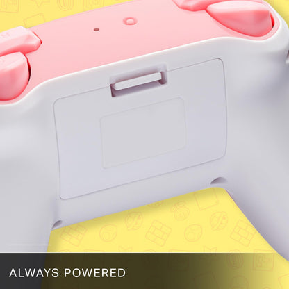 PowerA Wireless Controller for Nintendo Switch – Kirby Mouthful, Nintendo Switch - OLED Model, Nintendo Switch Lite, Gamepad, game controller, Bluetooth controller, motion controls, officially licensed