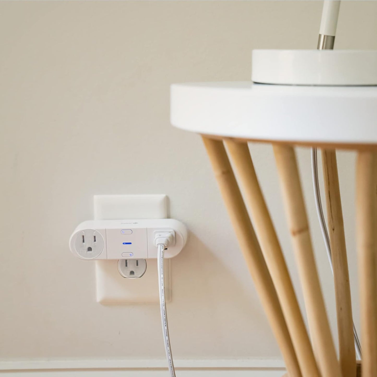 Safety 1st Connected Dual Smart Outlet — Wi-Fi Plug, No Hub Required, Independently Controllable Outlets, Timer & Schedule, ETL Certified, Wi-Fi Controlled, iOS and Android Compatible
