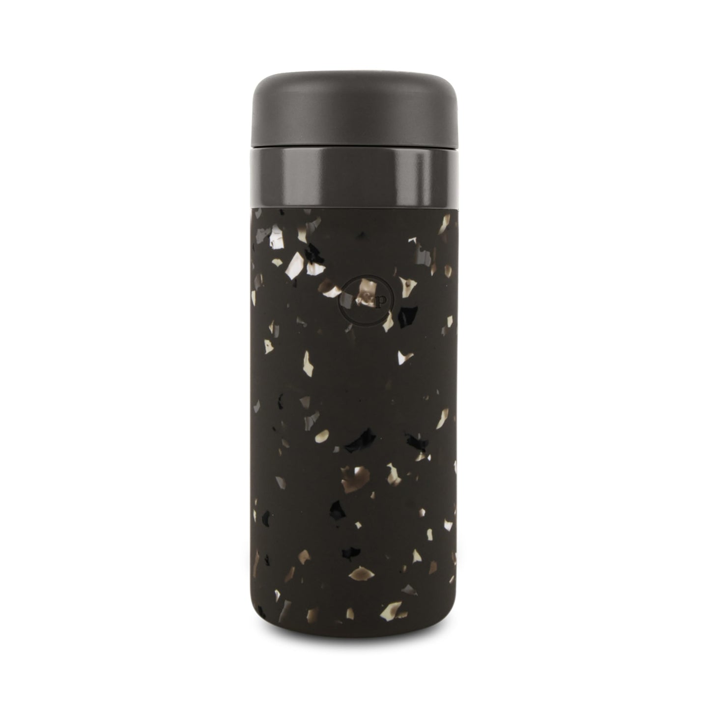 W&P Porter Insulated Bottle 16 oz | Clean Taste Ceramic Coating for Water, Coffee, & Tea | Wide Mouth Vacuum Insulated | Dishwasher Safe, Blush Terrazzo