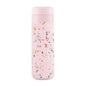 W&P Porter Insulated Bottle 16 oz | Clean Taste Ceramic Coating for Water, Coffee, & Tea | Wide Mouth Vacuum Insulated | Dishwasher Safe, Blush Terrazzo