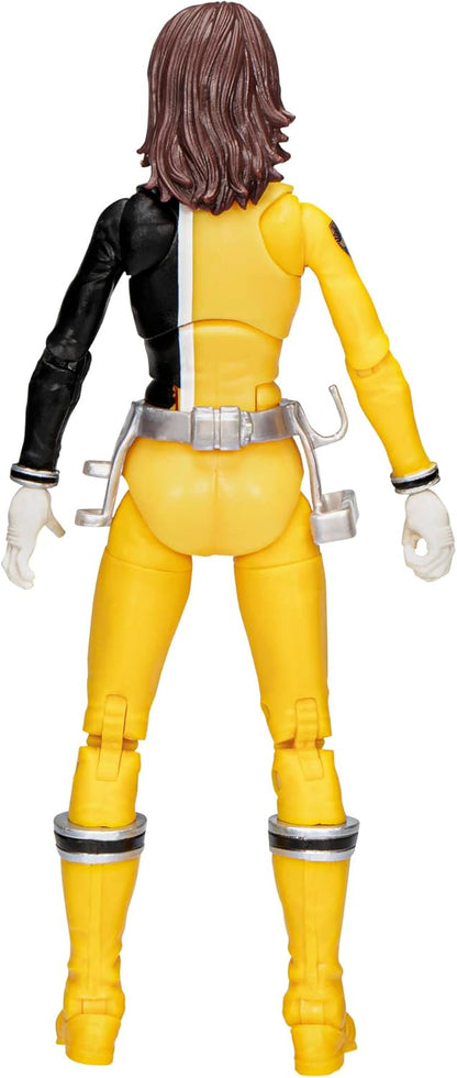 Power Rangers Lightning Collection S.P.D. Yellow Ranger 6-Inch Premium Collectible Action Figure Toy with Accessories, Kids Ages 4 and Up