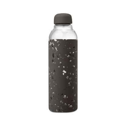 W&P Porter Glass Wide Mouth Bottle w/ Protective Silicone Sleeve | Blush 16 Ounces | On-the-Go | Reusable Bottle | Portable and Lightweight | Dishwasher Safe