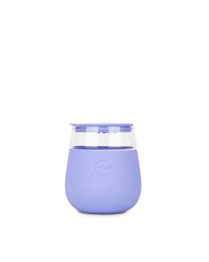 W&P Porter Glass Wide Mouth Bottle w/ Protective Silicone Sleeve | Blush 16 Ounces | On-the-Go | Reusable Bottle | Portable and Lightweight | Dishwasher Safe