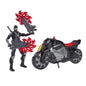 G.I. Joe Origins Snake Eyes, Stealth Cycle Figure 4+