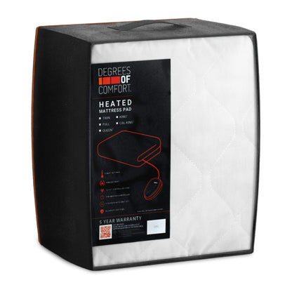 Degrees of Comfort Dual Control California King Heated Mattress Pad